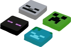 Pixie Crew Minecraft zestaw zapasowych multipikseli Enderman