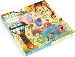 Rodzinne puzzle Sawanna 500 elementów