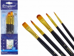 Zestaw pędzli artystycznych 5 kształtów