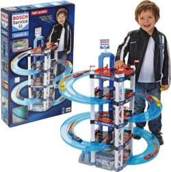 Garażowy parking XXL BOSCH Service 5 pięter 85 cm od Klein + 2 autka