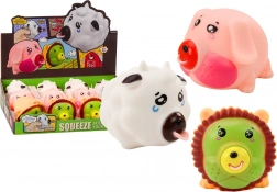 Zwierzęce kolanko Lew Świnia Krowa Antystresowa miękka figurka MIX