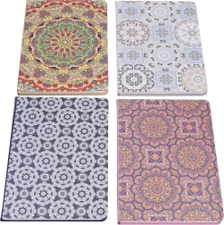 Notatnik w linie 14,5 × 21 cm, 80 kartek – Ornamenty