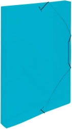 Pudełko archiwalne z gumką niebieskie