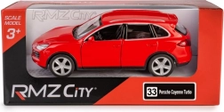 Metalowy model Porsche Cayenne 1:32 z napędem pull-back – czerwony