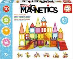 EDUCA magnetyczna konstrukcja Magnetics 61 elementów