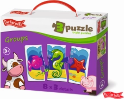 Far Far Land puzzle trójki zestawy