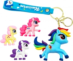 Brelok jednorożec z silikonu