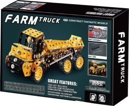 Metalowa konstrukcyjna zabawka – auto farmerskie