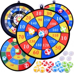 Zestaw 4 tarcz z piłeczkami na rzep (36 cm)