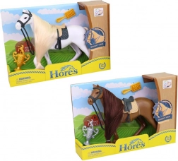 Zabawka Koń z Akcesoriami 19 cm