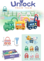 Logiczna sensoryczna gra zamki – dopasuj kluczyk