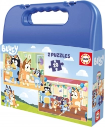 Educa Puzzle w walizce Bluey 2w1