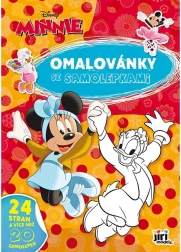 Kolorowanka A4 z naklejkami Minnie
