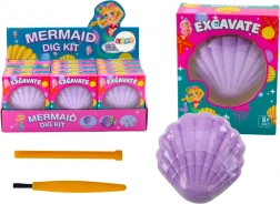 Archeologiczny zestaw Syrenka w muszli Pędzel do dłut