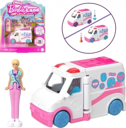 Mini Barbie land – karetka z minilalką