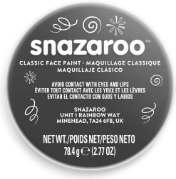 SNAZAROO Farba do twarzy czarna (Black) 75 ml