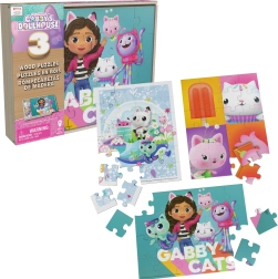 Drewniane puzzle Domek Gabi – 3×24 elementy