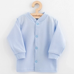 dziecięca bawełniana kurteczka New Baby Happy Elephant niebieska 74 (6–9 miesięcy)