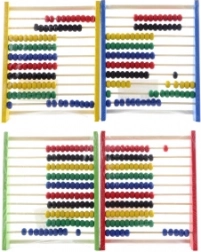 Drewniane liczydło dla dzieci