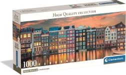 Clementoni panoramiczne puzzle Poranek w Amsterdamie 1000 elementów
