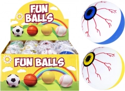 Skacząca piłeczka Oko 6 cm