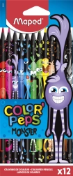 Kredki trójkątne Maped Color'Peps Monster 12 szt.