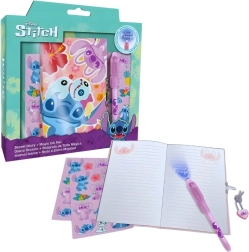 Zestaw prezentowy: tajne pióro, notes i naklejki Lilo i Stitch