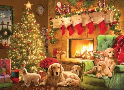 Cobble Hill puzzle Przytulny kominek 1000 elementów