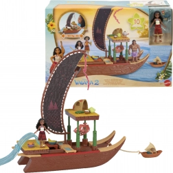 Zestaw figurka i akcesoria Disney VAJANA 2 Adventure Canoe, 10 elementów