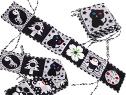 Kontrastowa książeczka sensoryczno-motoryczna dla dzieci