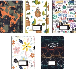 Zeszyt Oxybook A5 40 kartek z kolorowymi motywami