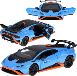 Metalowy model LAMBORGHINI Huracán STO 1:32 z dźwiękiem i światłem