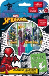 Dmuchane flamastry Spiderman - 1 sztuka