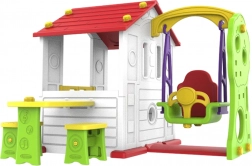 Domek ogrodowy dla dzieci 3w1 czerwona dachówka