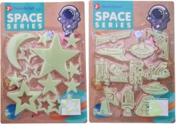 Świecąca dekoracja o tematyce kosmicznej 30 x 21 cm