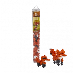 Plus-Plus liśka – kreatywna zabawka konstrukcyjna 100 szt. w tubie