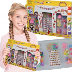 Kreatywny zestaw do tworzenia kolorowych bransoletek SIMBA ART & FUN