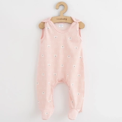Śpioszki niemowlęce New Baby Classic II z białym misiem – Rozmiar 68