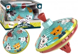 Metalowa zabawka kaczka ze zwierzątkami