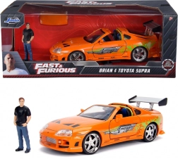 Model samochodu Szybcy i Wściekli Toyota Supra 1/24 z figurką