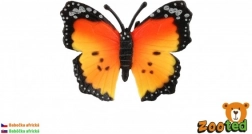 Plastowy motyl monarcha afrykańska 7 cm – model dekoracyjny