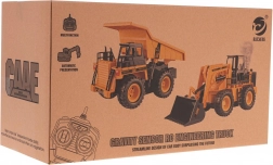 Zdalnie sterowany buldożer budowlany