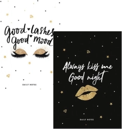 Szkicownik A5 SHKOLYARYK Kisses, kropkowana siatka, 48 arkuszy