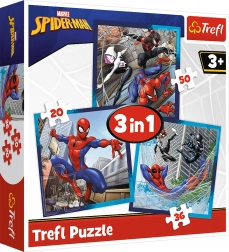 Puzzle 3w1 Spider-Man Pajęczy przyjaciele