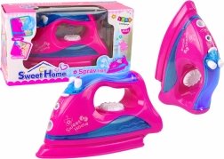 Dziecięca żelazko z parą i efektami świetlnymi