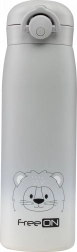FreeON dziecięcy termos ze stali nierdzewnej 480 ml - Szary