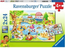 Ravensburger puzzle Zabawa nad stawem 2×24 elementy