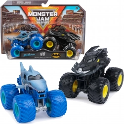 Monster Jam zestaw 2 monster trucków 1:64 Megalodon vs Batman