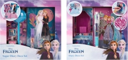 Dekoracyjny zestaw pamiętnikowy DISNEY FROZEN – pamiętnik, naklejki i akcesoria