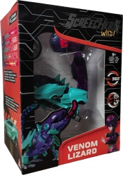 Screechers Wild! transformujący się wóz Venom Lizard z monetą